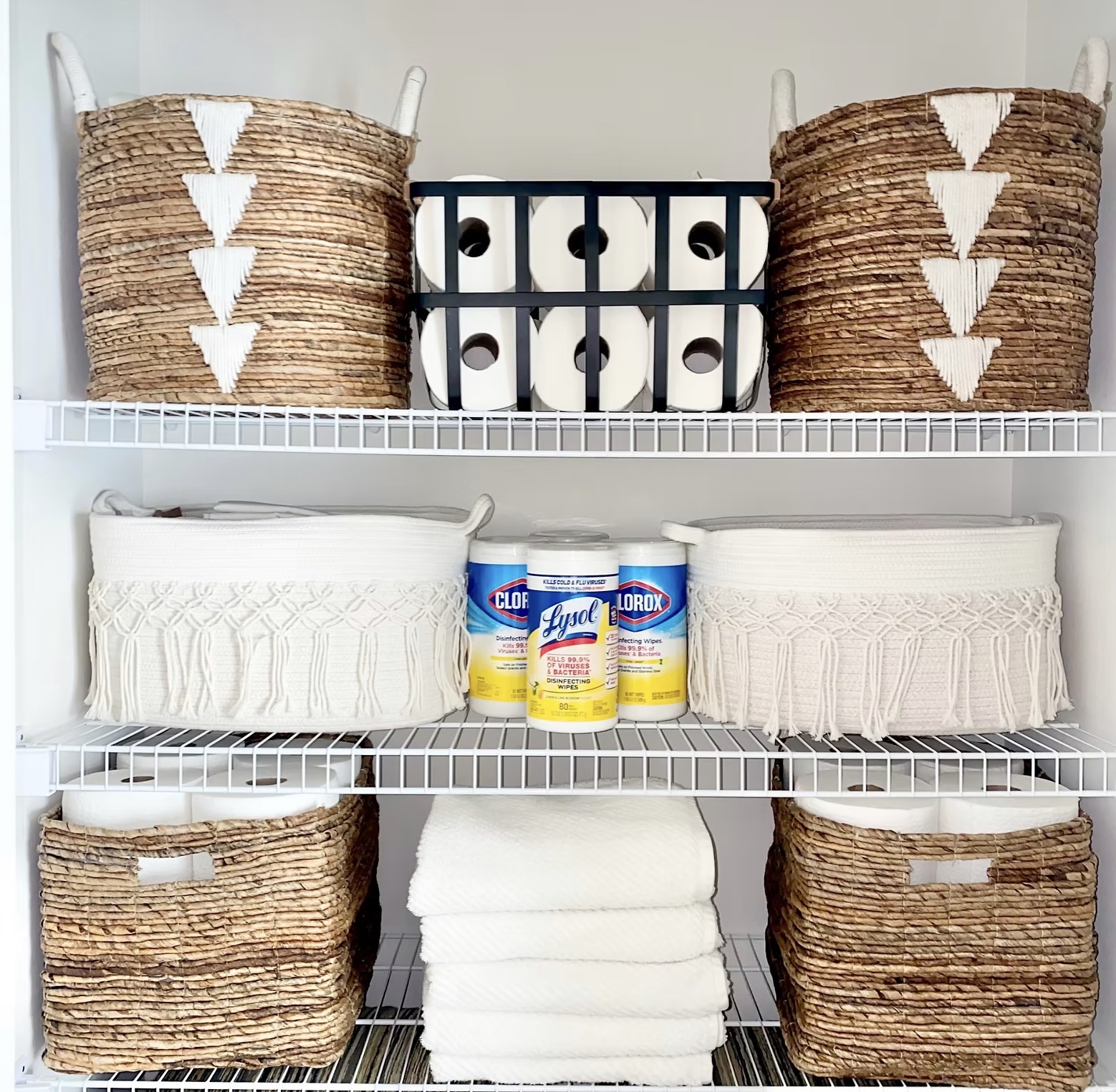 Beautifully organized pantry in a warm family home